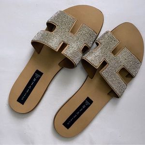 Steve Madden Greece Blush Multi Sandals Size 9.5M